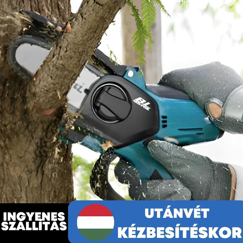 VEZETÉK NÉLKÜLI MINI LÁNCFŰRÉSZ – KÉSZLETKISÖPRÉS AKCIÓ – INGYENES SZÁLLÍTÁS 24 ÓRÁN BELÜL